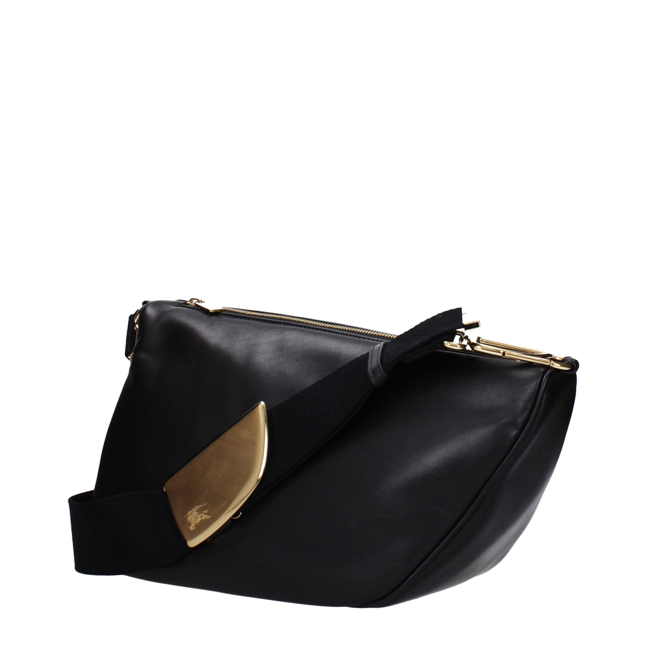 Burberry Black Leather Crossbody Bags -   -  Burberry.