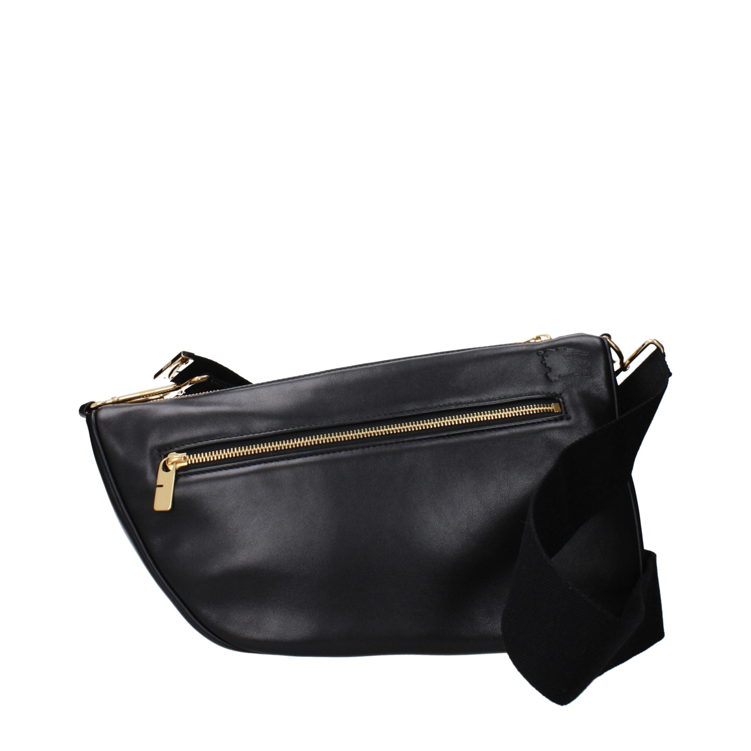 Burberry Black Leather Crossbody Bags -   -  Burberry.