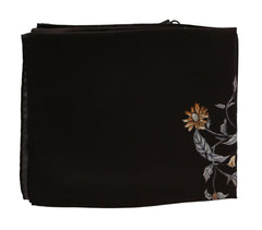 Dolce & Gabbana Brown 100% Silk Bird Print Wrap 80cm X 95cm RRP Scarf -   -  Dolce & Gabbana.