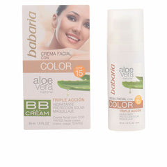 Hydrating Cream with Colour Babaria Spf 15 Aloe Vera (50 ml) -  Beauty, Make-up -  Babaria.