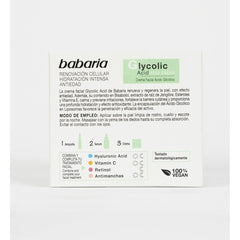 Regenerative Cream Babaria Glycolic Acid Glycolic acid 50 ml -  Beauty, Skin care -  Babaria.