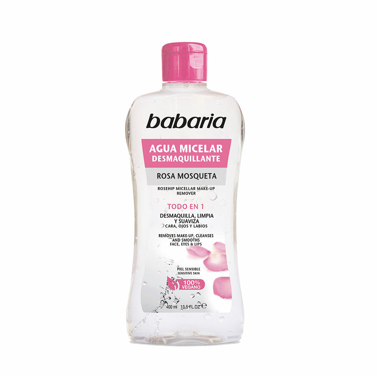 Make Up Remover Micellar Water Babaria 400 ml Rosehip -  Beauty, Skin care -  Babaria.