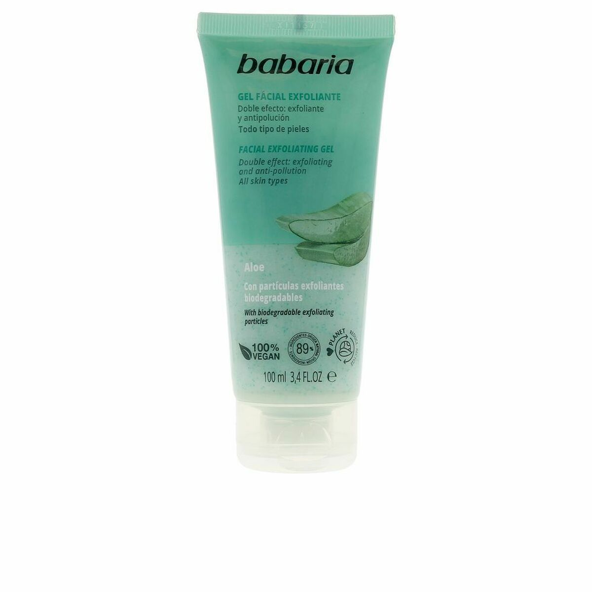 Exfoliating Facial Gel Babaria Aloe Vera Aloe Vera 100 ml -  Beauty, Skin care -  Babaria.