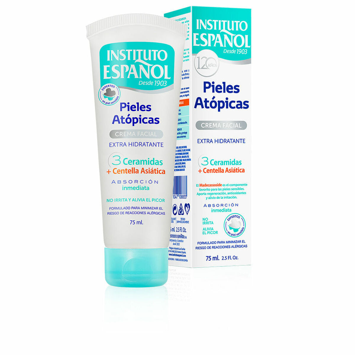 Hydrating Cream Instituto Español Atopic skin 75 ml -  Beauty, Skin care -  Instituto Español.