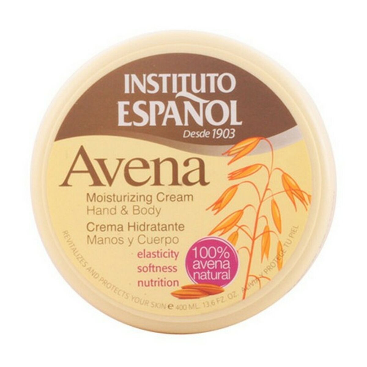 Moisturising Body Cream Avena Instituto Español (400 ml) -  Beauty, Skin care -  Instituto Español.