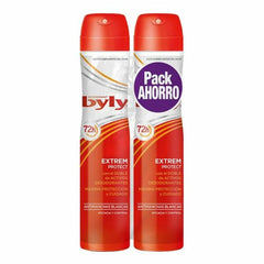 Spray Deodorant Extrem Protect Byly 8411104041158 (2 uds) 200 ml -  Beauty, Bathing and personal hygiene -  Byly.