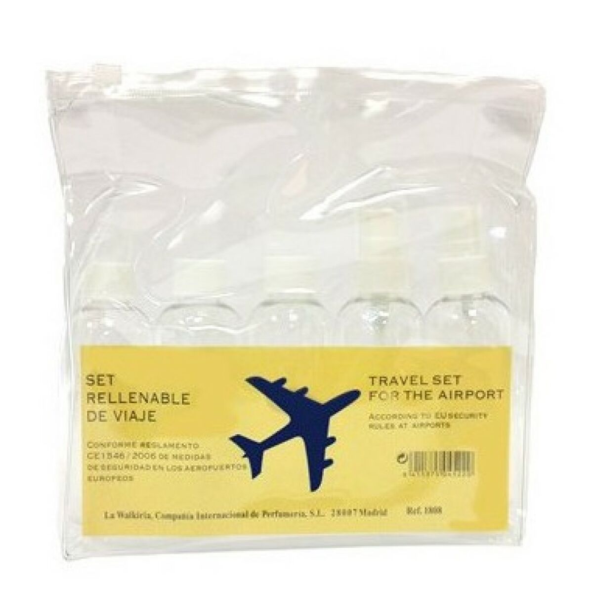 Travel Set Walkiria Transparent 5 ml -  Beauty, Utensils and accessories -  Walkiria.