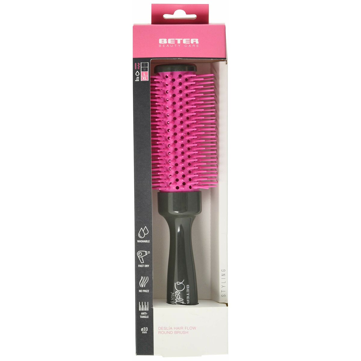 Round Brush Beter Deslia Hair Flow -  Beauty, Hair care -  Beter.