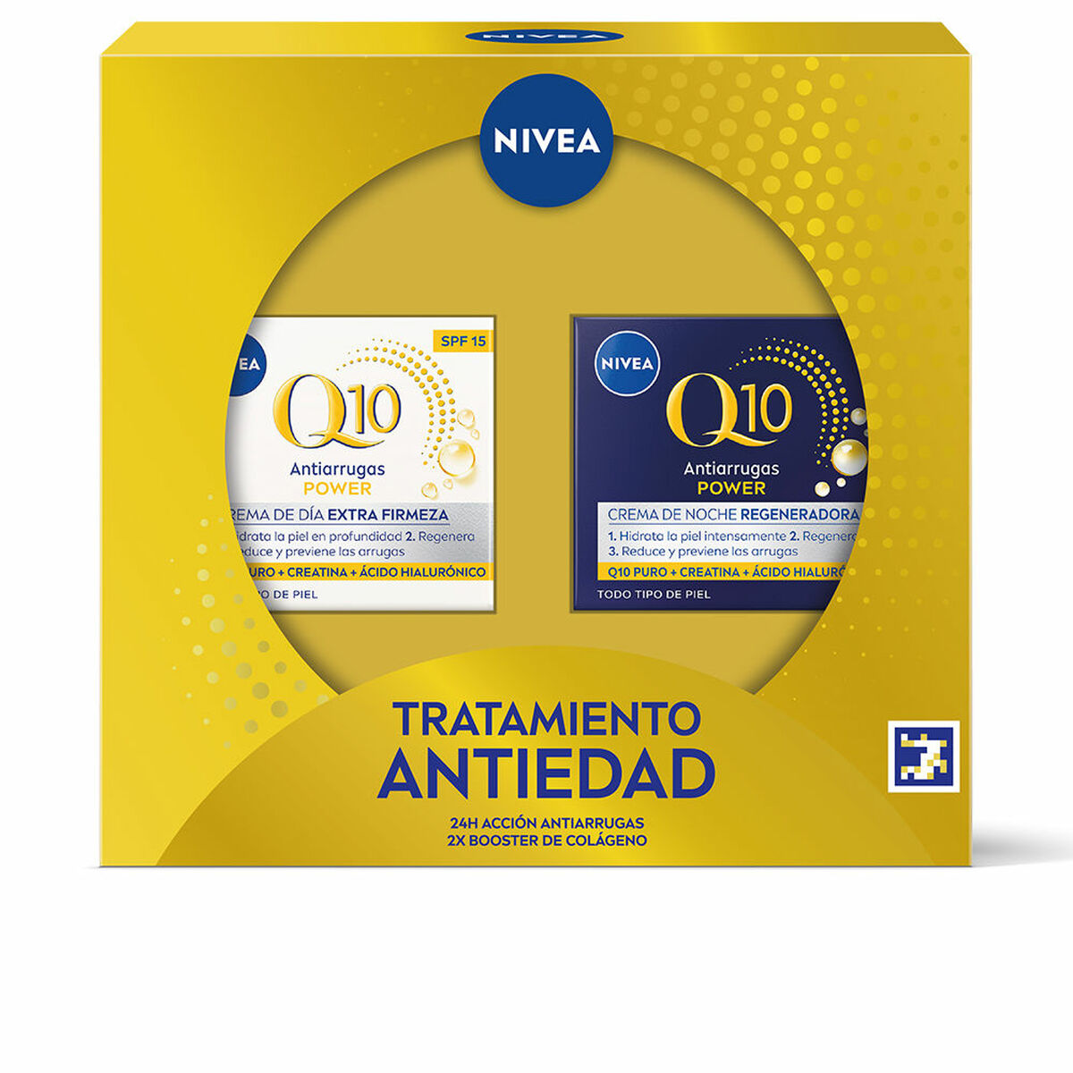 Make-Up Set Nivea Q10 ANTI-ARRUGAS 2 Pieces -  Beauty, Utensils and accessories -  Nivea.