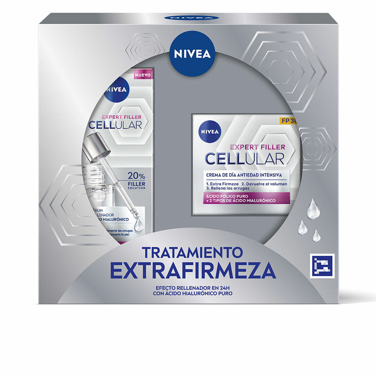 Make-Up Set Nivea CELLULAR FILLER 2 Pieces -  Beauty, Utensils and accessories -  Nivea.