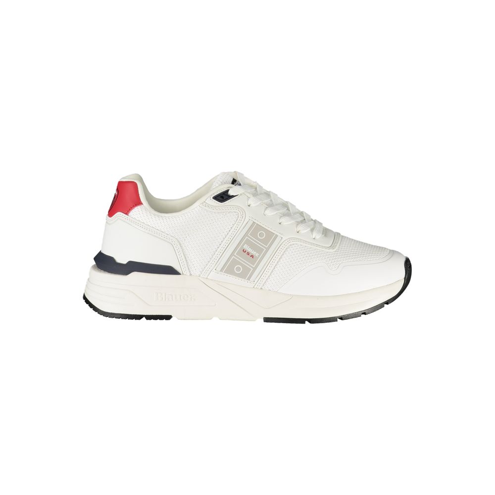 Blauer White Polyester Men Sneaker -   -  Blauer.