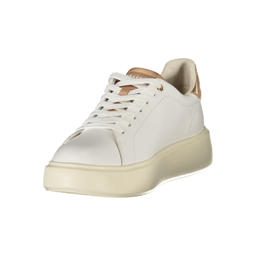 Blauer White Leather Women Sneaker -   -  Blauer.