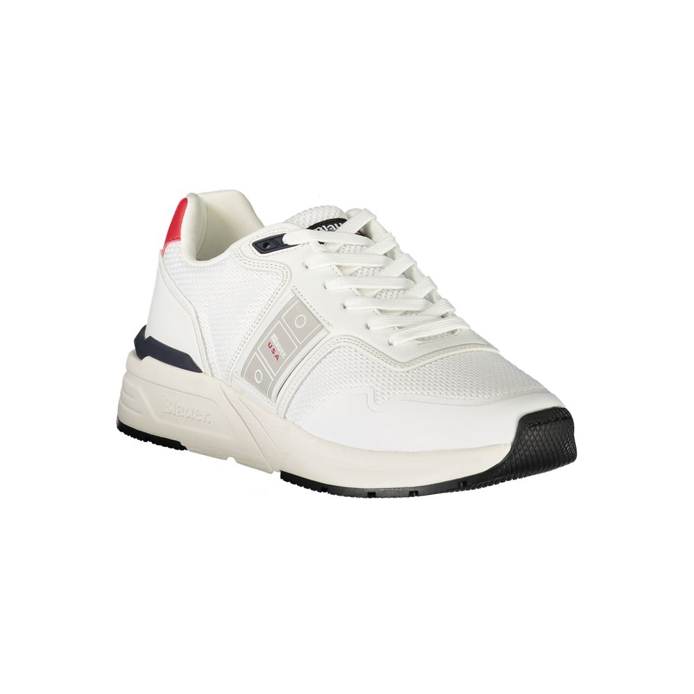 Blauer White Polyester Men Sneaker -   -  Blauer.