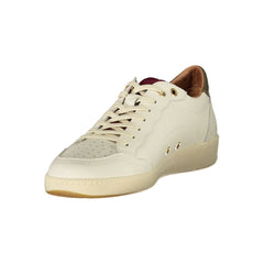 Blauer White Leather Men Sneaker -   -  Blauer.