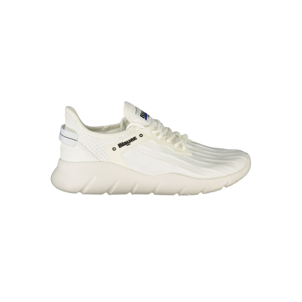 Blauer White Polyester Men Sneaker -   -  Blauer.