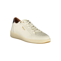 Blauer White Leather Men Sneaker -   -  Blauer.