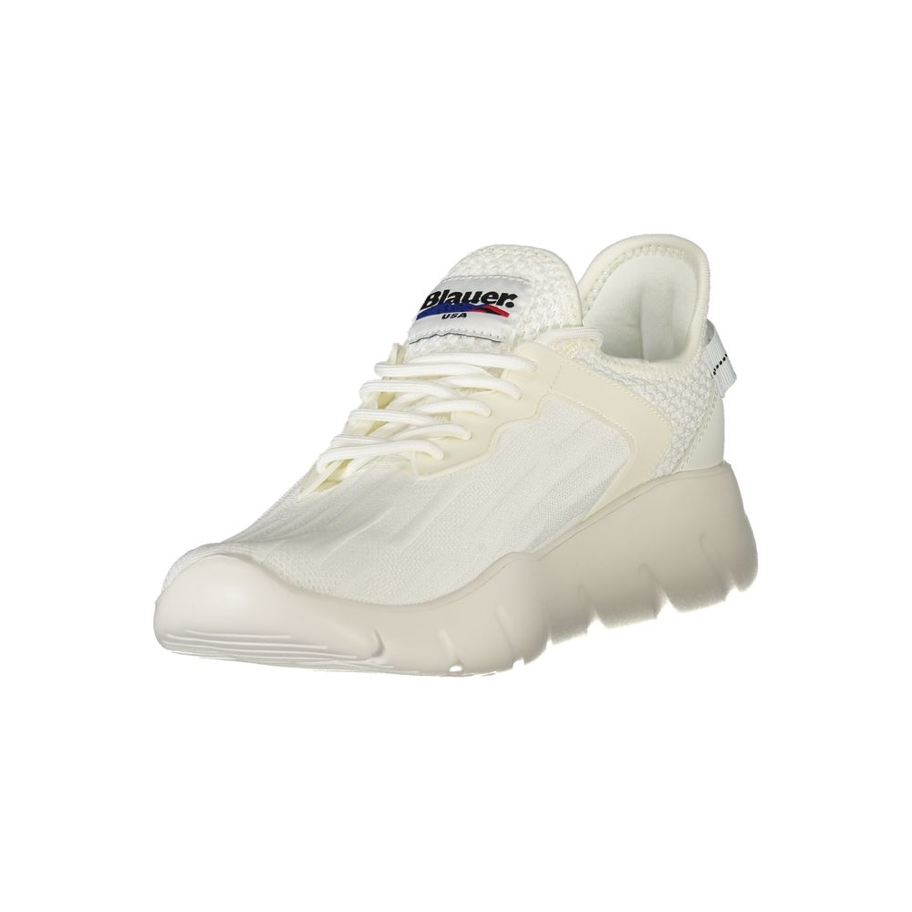 Blauer White Polyester Men Sneaker -   -  Blauer.