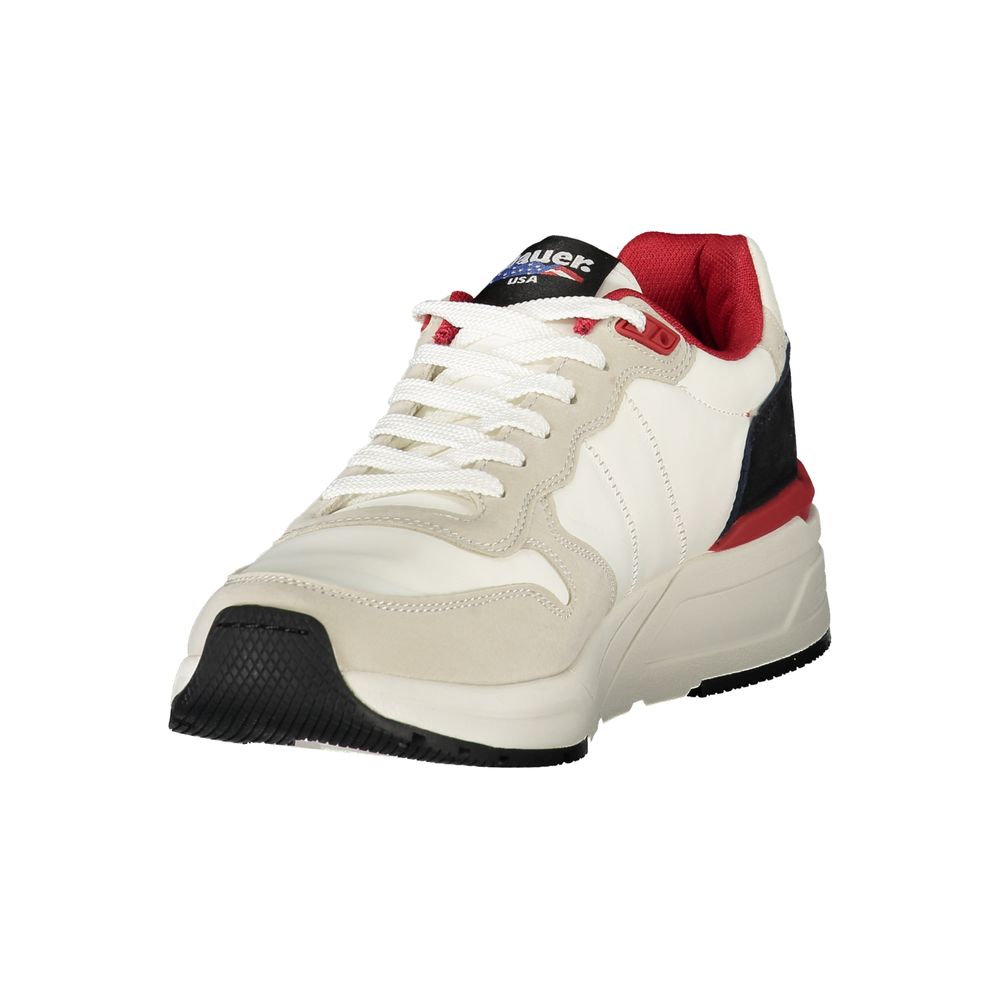Blauer White Polyester Men Sneaker -   -  Blauer.