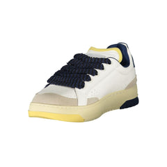 Blauer White Leather Men Sneaker -   -  Blauer.