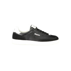 Blauer Black Leather Men Sneaker -   -  Blauer.