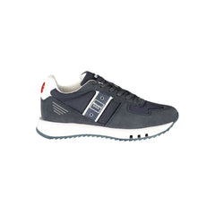 Blauer Blue Leather Men Sneaker -   -  Blauer.