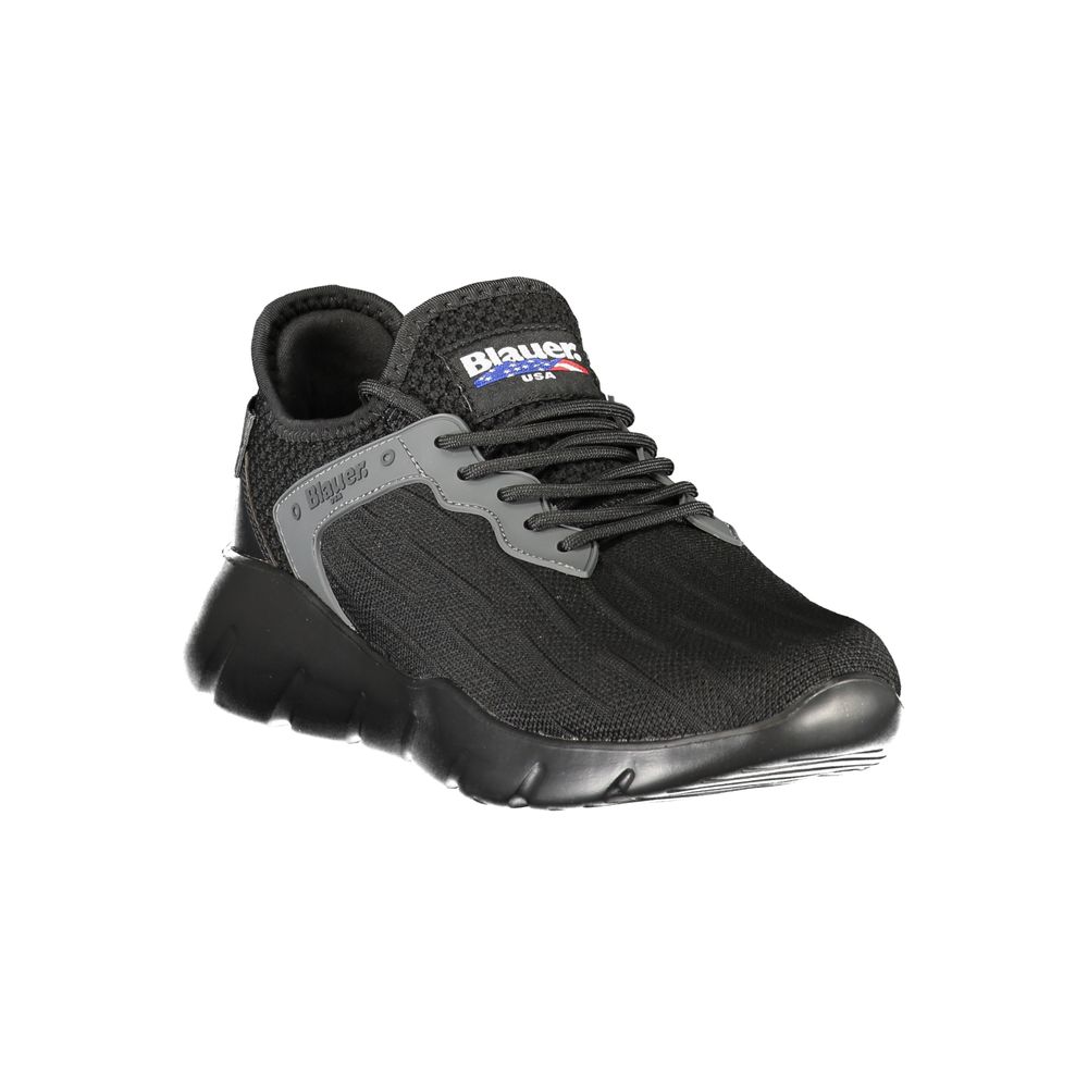 Blauer Black Polyester Men Sneaker -   -  Blauer.