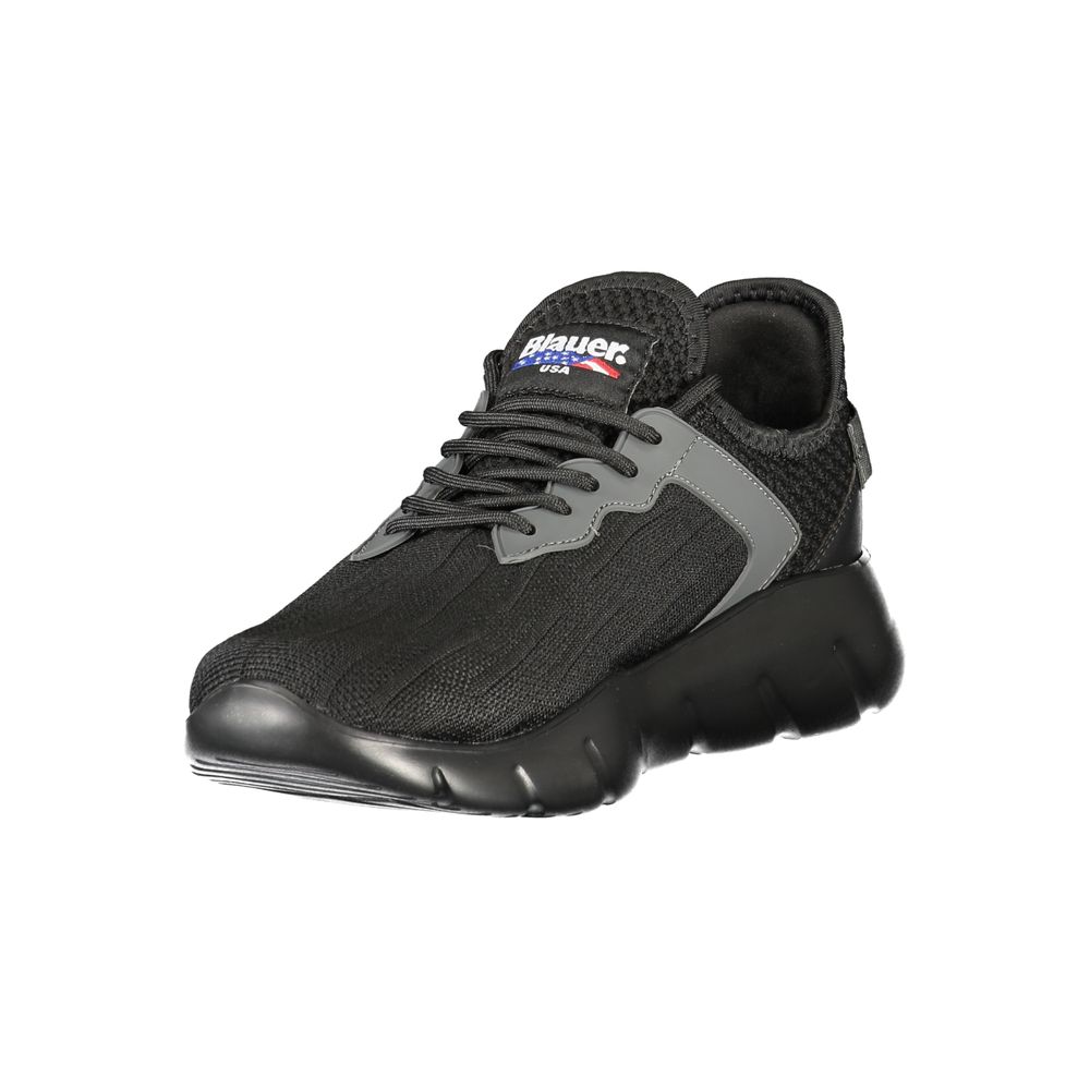 Blauer Black Polyester Men Sneaker -   -  Blauer.
