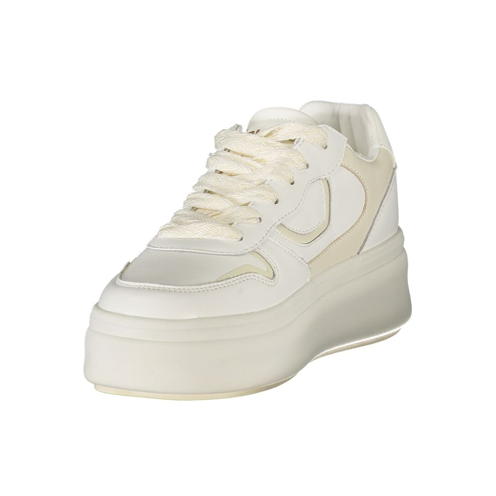 Blauer White Leather Women Sneaker -   -  Blauer.