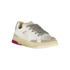 Blauer White Leather Women Sneaker -   -  Blauer.