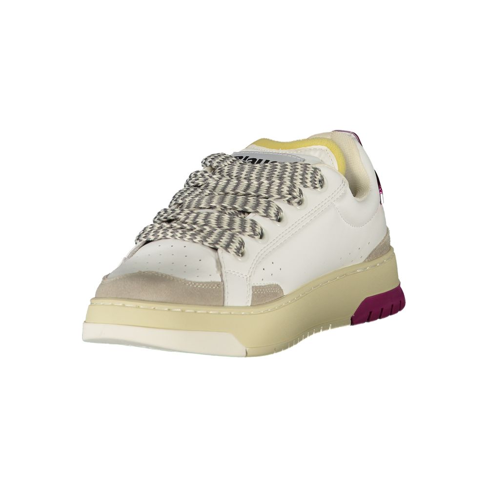 Blauer White Leather Women Sneaker -   -  Blauer.