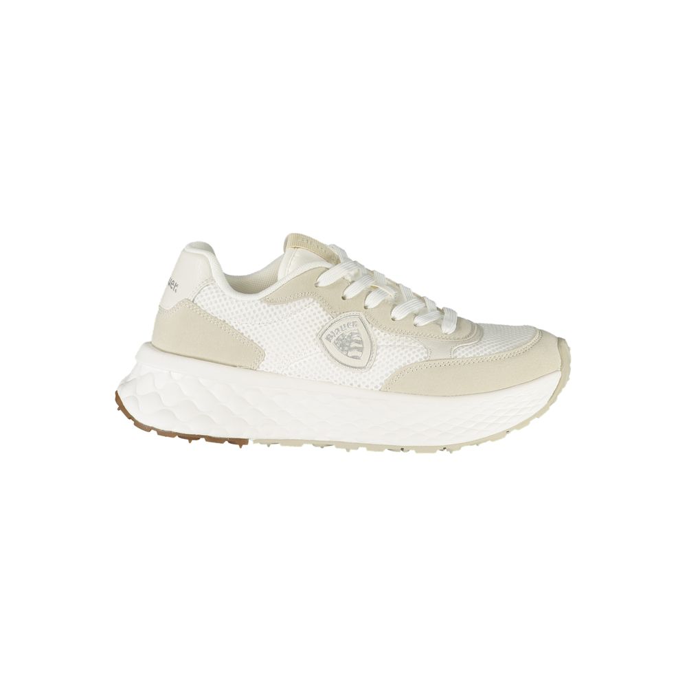 Blauer White Polyester Women Sneaker -   -  Blauer.