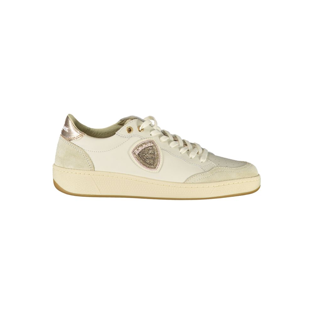 Blauer White Leather Women Sneaker -   -  Blauer.