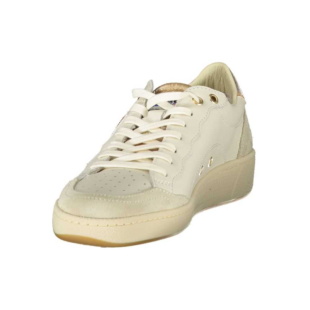 Blauer White Leather Women Sneaker -   -  Blauer.
