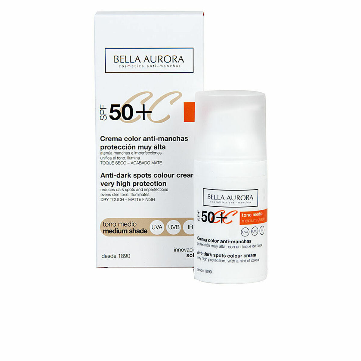 Anti-Brown Spot Cream Bella Aurora 2526112 Medium Tone 30 ml -  Beauty, Skin care -  Bella Aurora.