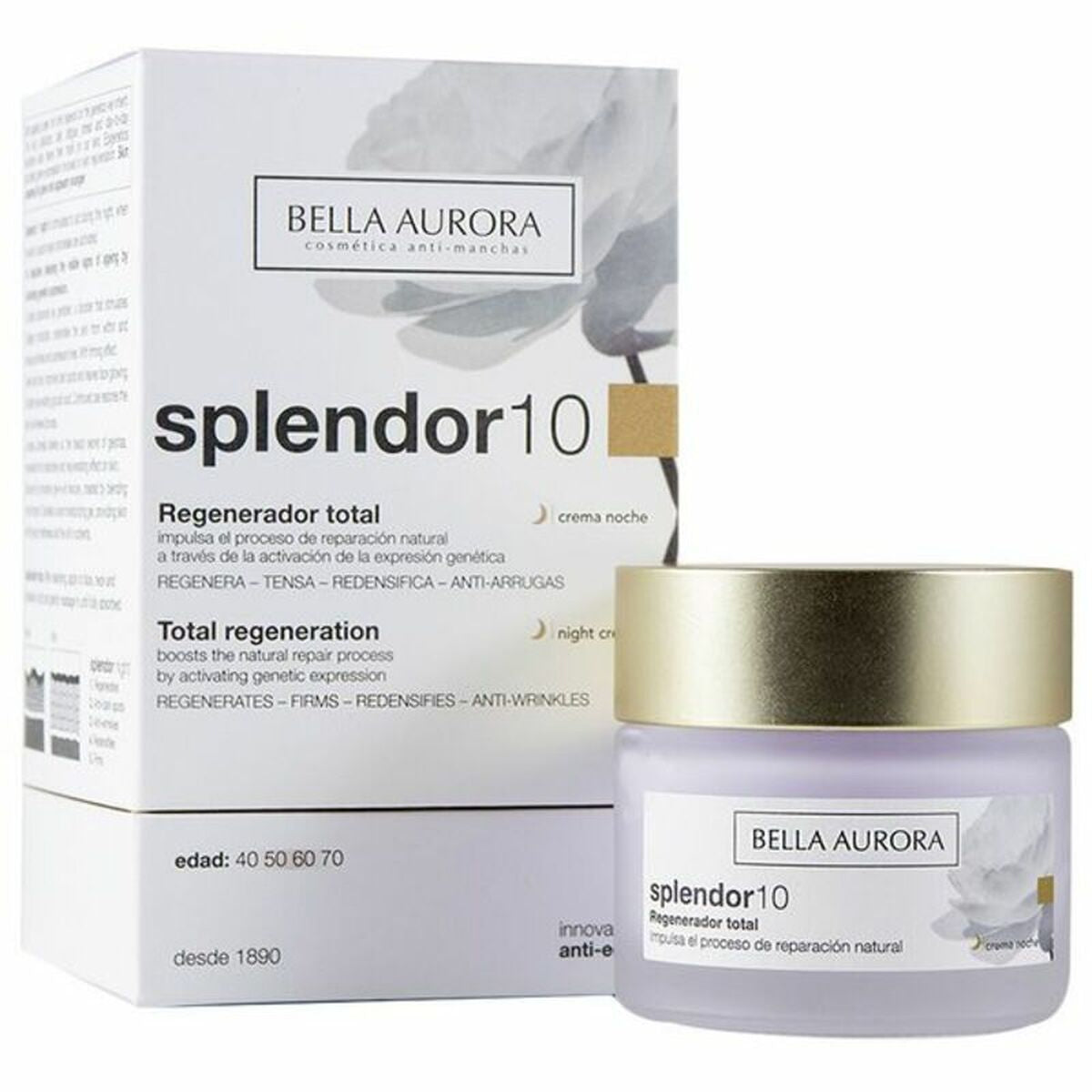 Night Cream Splendor 10 Bella Aurora Splendor (50 ml) 50 ml -  Beauty, Skin care -  Bella Aurora.