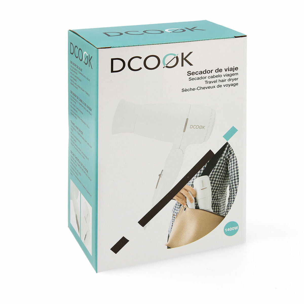 Hairdryer Dcook Gallery Pink 1400 W Travel -  Beauty, Hair care -  DCOOK.