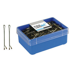 Hair Clips Eurostil 300 Clips 50 mm Bronze (300 pcs) -  Beauty, Hair care -  Eurostil.