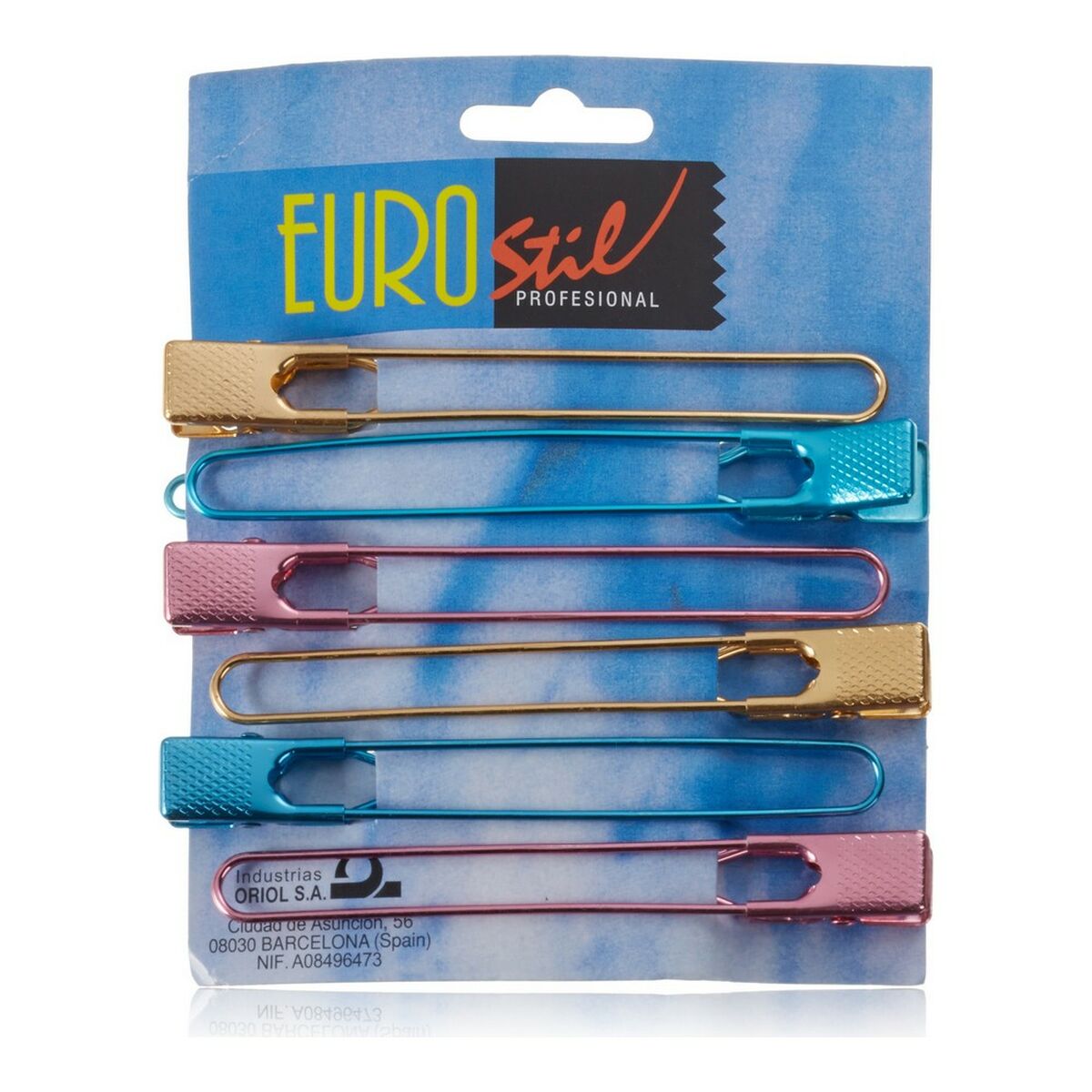 Hair clips Eurostil 6 Pinza Colours (6 uds) -  Beauty, Hair care -  Eurostil.