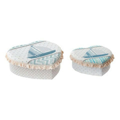 Jewelry box DKD Home Decor 8424001396207 Acrylic Cardboard 19 x 10 x 7 cm (2 Units) -  Home and cooking, Storage and organisation -  DKD Home Decor.