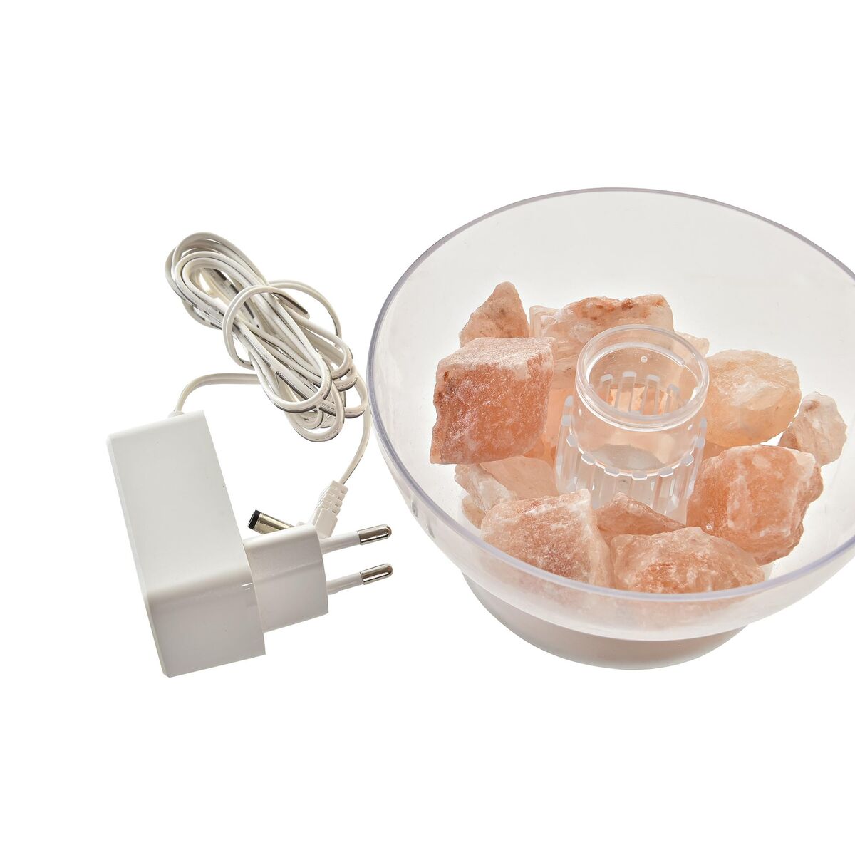 Essential Oil Diffuser DKD Home Decor White Pink Transparent 300 ml -  Health and personal care, Healthcare -  DKD Home Decor.