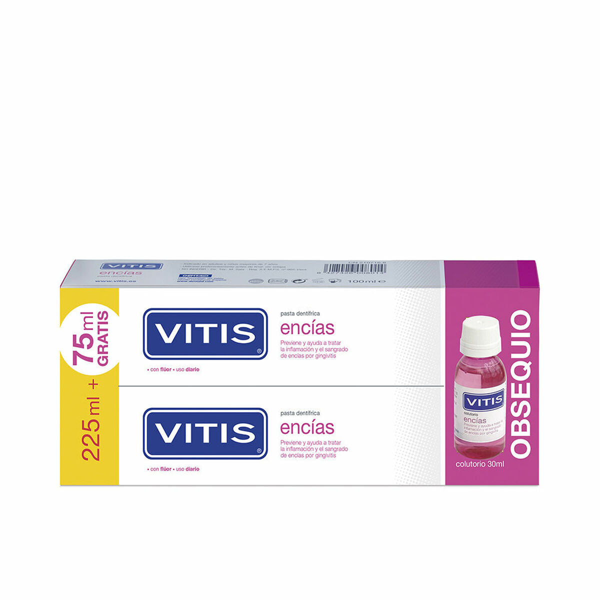 Gum care toothpaste Vitis 2 Units 150 ml -  Health and personal care, Oral care -  Vitis.