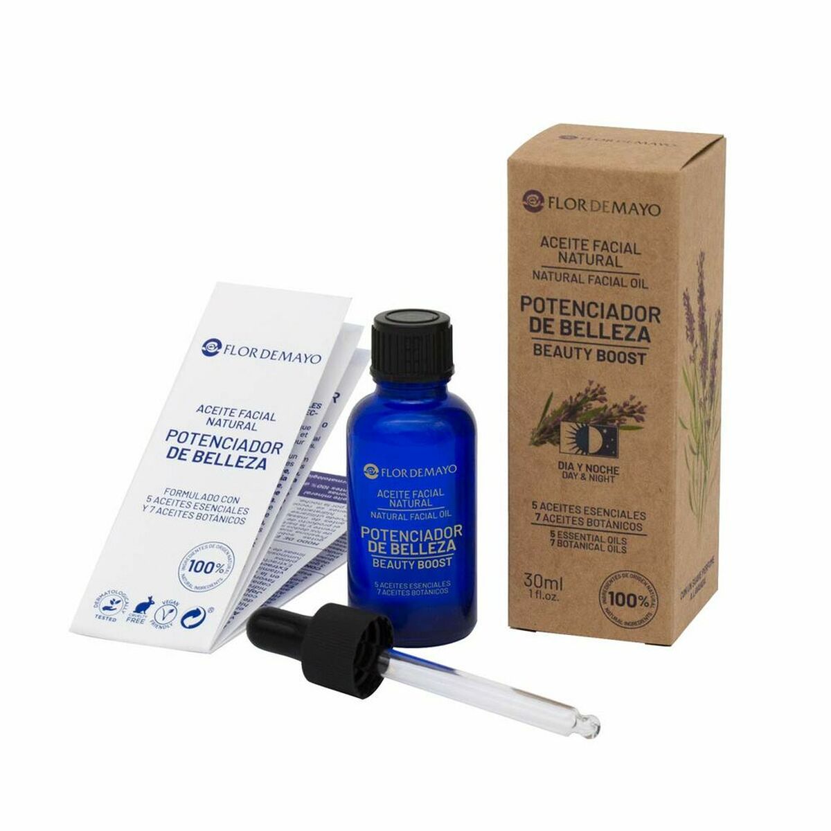 Facial Oil Flor de Mayo Aceite Natural 30 ml -  Beauty, Skin care -  Flor de Mayo.
