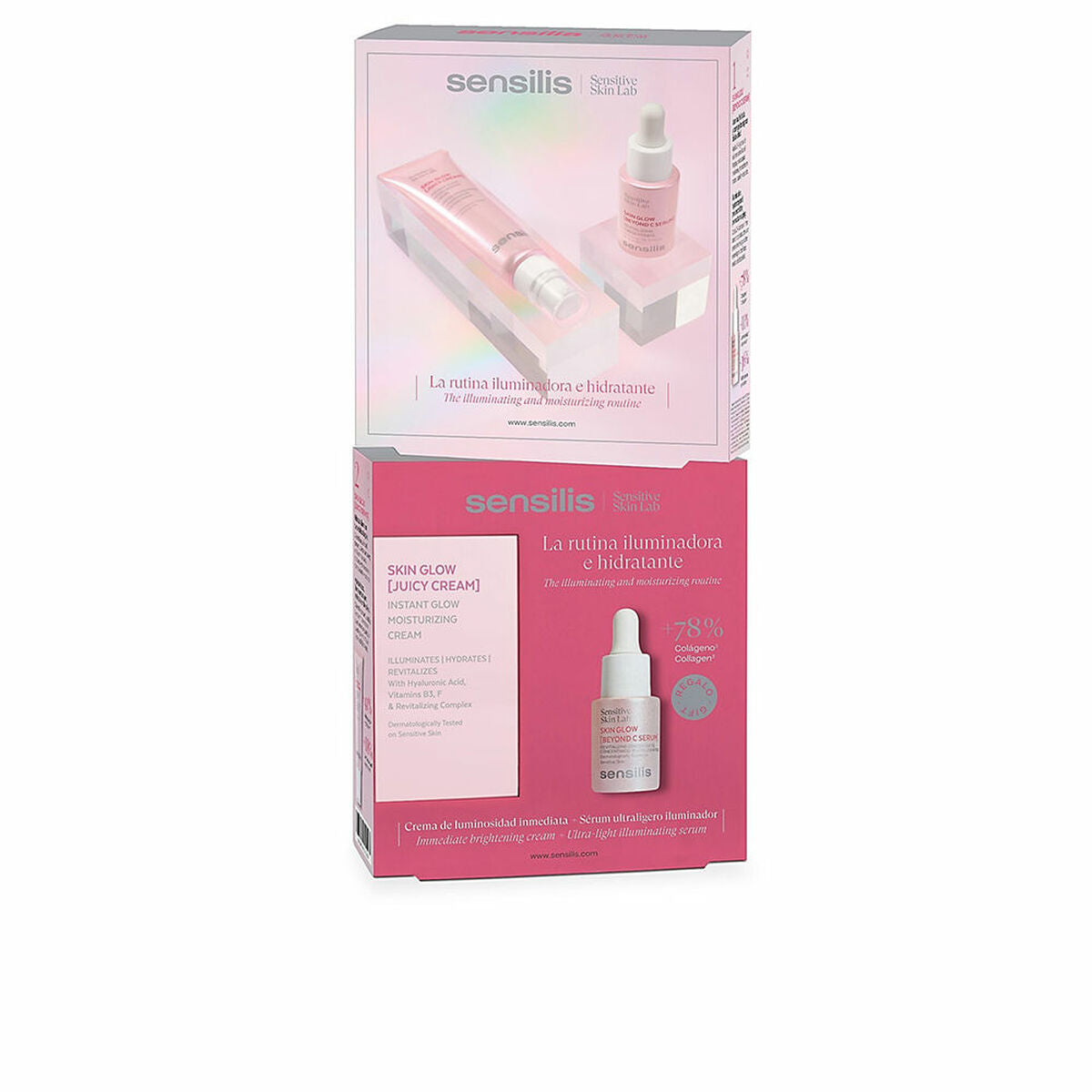 Cosmetic Set Sensilis SKIN GLOW FACIAL 2 Pieces -  Beauty, Utensils and accessories -  Sensilis.