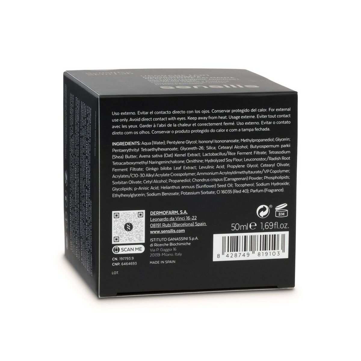 Soothing Cream Sensilis Upgrade AR Firming (50 ml) -  Beauty, Skin care -  Sensilis.