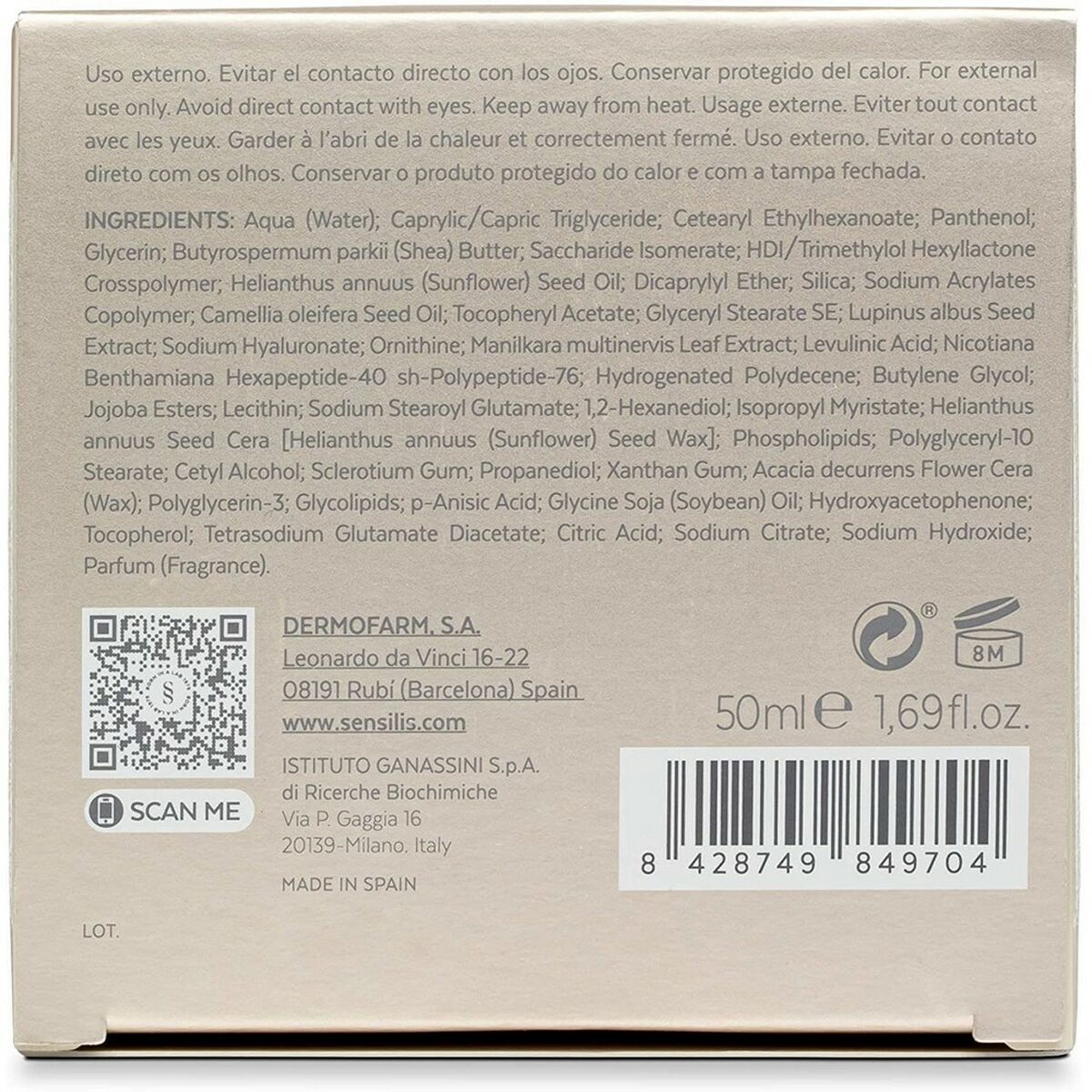 Day Cream Sensilis Eternalist A.G.E. (50 ml) -  Beauty, Skin care -  Sensilis.