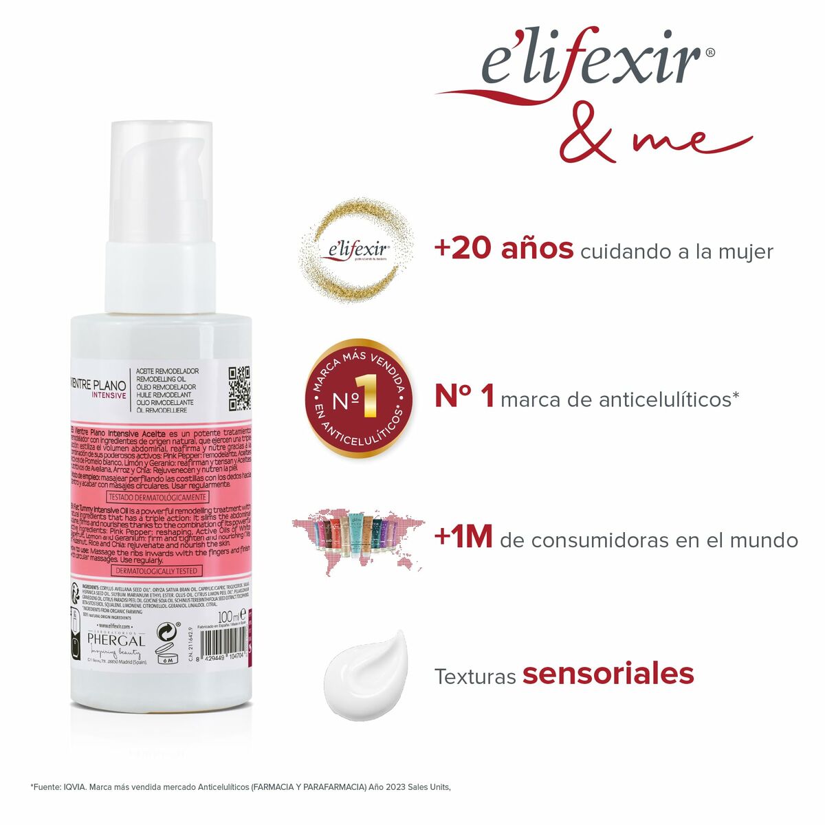 Reshaping Body Oil Elifexir DERMO 100 ml Flat stomach effect -  Beauty, Skin care -  Elifexir.