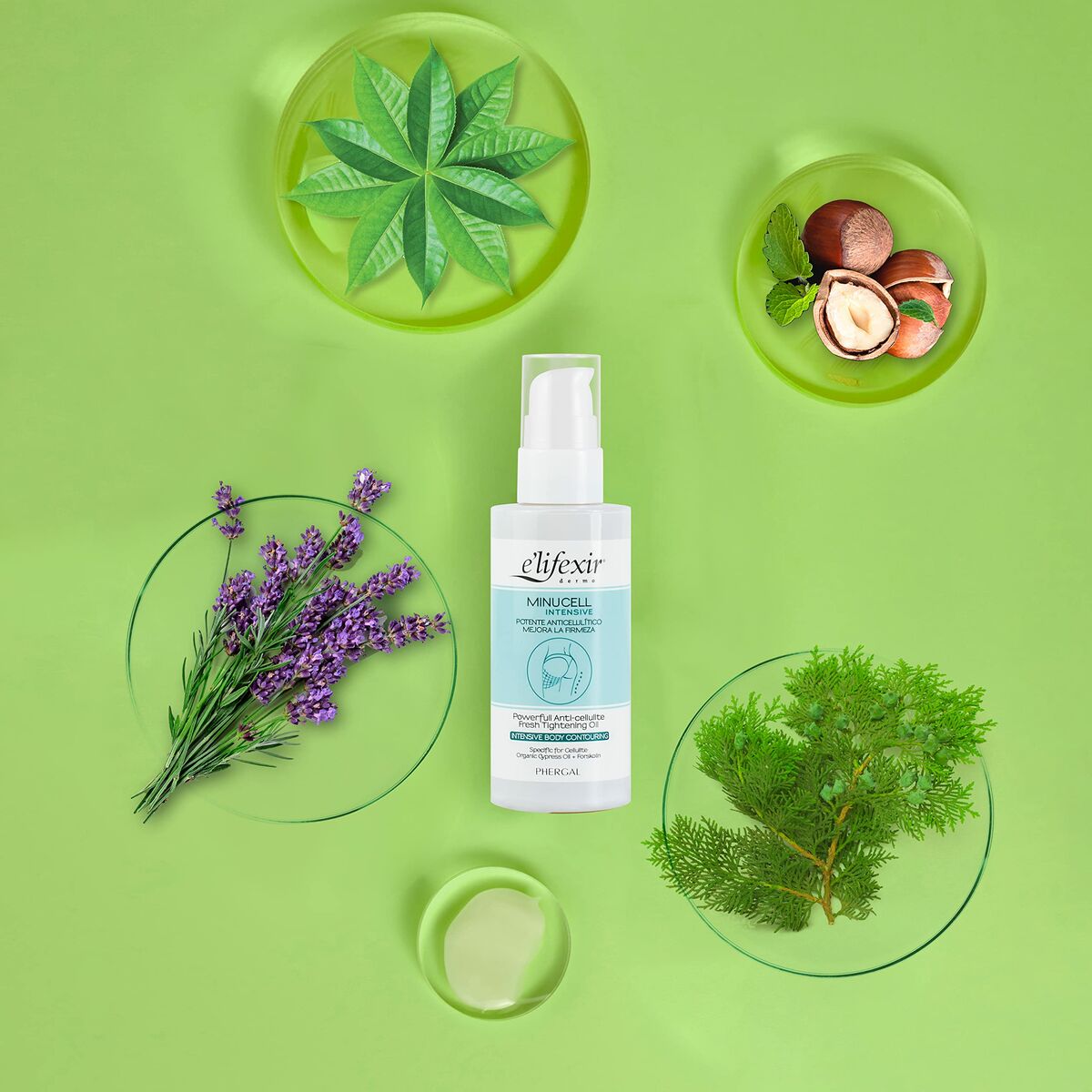 Anti-Cellulite Body Oil Elifexir Minucell Intensive 100 ml -  Beauty, Skin care -  Elifexir.