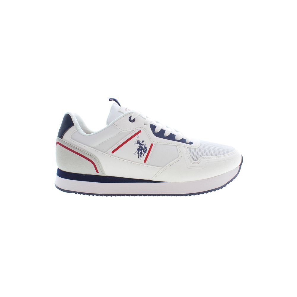 U.S. POLO ASSN. White Polyester Men Sneaker -   -  U.S. POLO ASSN..