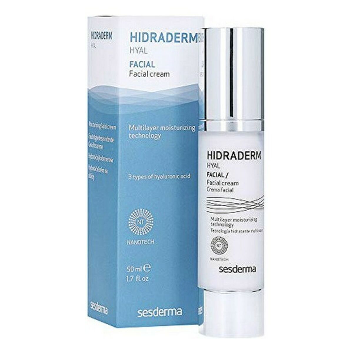 Hydrating Facial Cream Hidraderm Hyal Sesderma Hidraderm Hyal (50 ml) 50 ml -  Beauty, Skin care -  Sesderma.