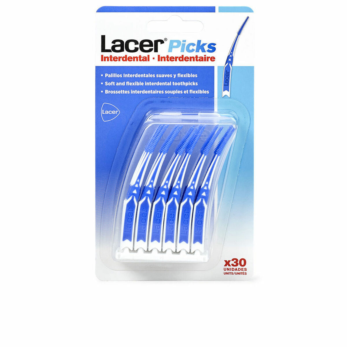 Interdental brushes Lacer Picks Flexible (30 Units) -  Health and personal care, Oral care -  Lacer.